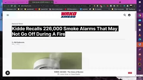 Kidde Recalls 226,000 Smoke Alarms That May Not Go Off During A Fire