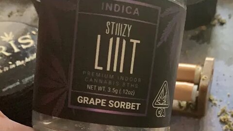 Cannabis Review Stiiizy Grape Sorbet 25.26% THC