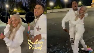 NLE Choppa & "GF" Marissa Have Their Gender Reveal! 👶🏽