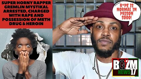 Super Horny Rapper Gremlin Mystikal arrested, Charged with Rape and Possession of Meth Drug & Heroin