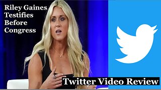Riley Gaines Testified Before Congress. Twitter Video Review. #congess #twitter #rileygaines