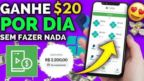 🔴#Cashing - SAQUE $20,00 RÁPIDO E GRÁTIS EM 5 MINUTOS NESSE APP | Aplicativo Cashing Como Funciona