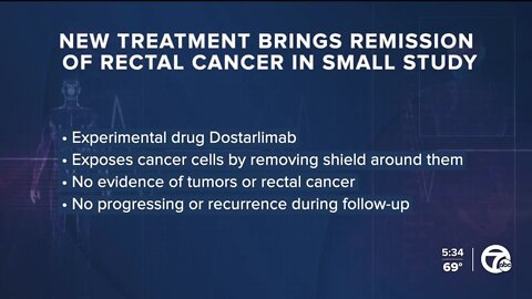New treatment for rectal cancer shows promise or remission in small clinical trial