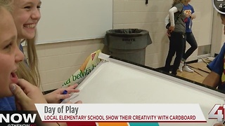 Students encouraged to create with their hands during day of play.