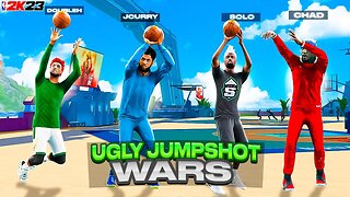 UGLY JUMPSHOT WARS in NBA 2K23! Who's The BEST PLAYER with a RANDOM UGLY JUMPSHOT NBA2K23 Park