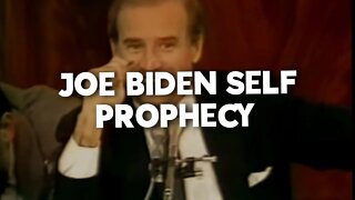 JOE BIDEN SELF PROPHECY 😷