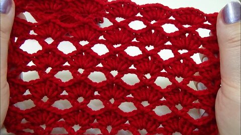 How to crochet shell stitch free written pattern in description