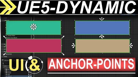 Unreal-5: Flexible Dynamic UI & Anchor-Points (3 MINUTES!!)