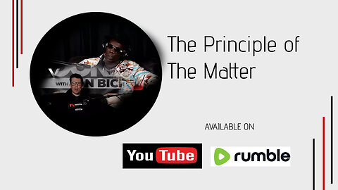The Principle Of The Matter.