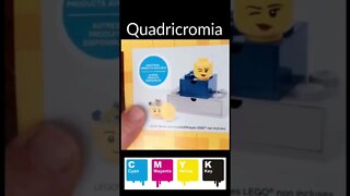 Escala CMYK com LEGO