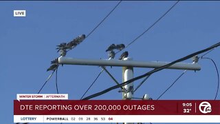 DTE Power Outage Update (Sat AM)