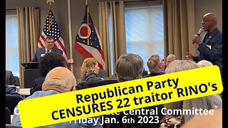 Ohio Republican Party CENSURES 22 Disgraced Republicans!