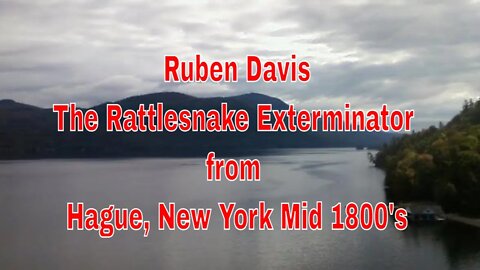 Ruben Davis 1800's Rattlesnake Exterminator From Hague, NY