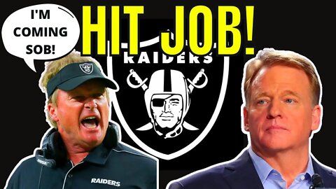 NFL & Roger Goodell ACCUSED of HIT JOB on Former Raiders Coach Jon Gruden!