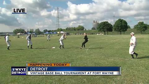 Jennifer Ann Wilson plays vintage base ball