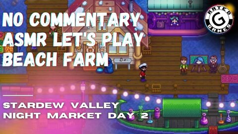 Stardew Valley No Commentary - Family Friendly Lets Play on Nintendo Switch - Night Market Day 2