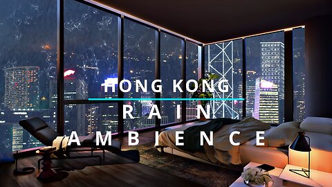 Rain Sound for Soothing Relaxed Sleep Ambience | Hong Kong | Therapy