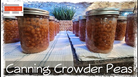 Canning Crowder Peas