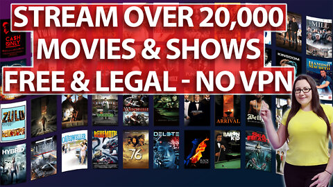STREAM OVER 20,000 MOVIES & SHOWS FREE & LEGAL | NO VPN