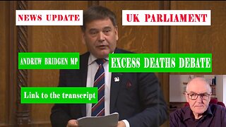 Parliamentary speech on excess deaths (20 October 2023)