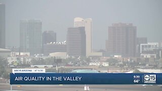 Recent dust has impacted the Valley's air quality