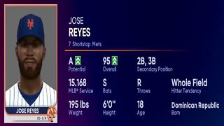 How To Create Jose Reyes Mlb The Show 22