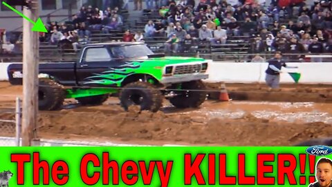 1979 Ford F250 477 Built Motor Destroys The Competition - The MUD GOD #shorts , #fyp