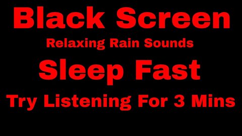 Heavy Rain Sounds For Sleeping & Heavy Thunder Sleep Relax And Beat Insomnia Fall Asleep Fast