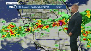 FORECAST: Cold Front Set To Bring Storms Saturday Evening