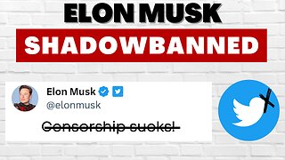 Newly Discovered Twitter Code Aimed At Censorship Shadowbanned Elon musk