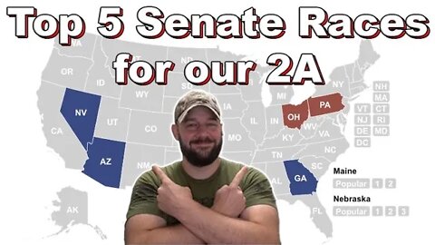 The Top 5 Senate races we NEED to win in Nov for our Gun Rights... It comes down to these States...