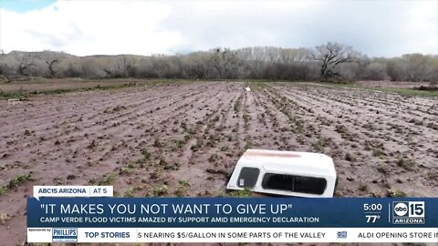 Relief coming to Camp Verde Family Farm after flood