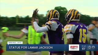 Lamar Jackson has a statue on the way