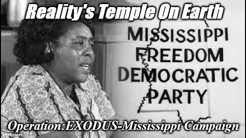 Mrs. Fannie Lou Hamer: The Epitome & Pioneer Of Operation:EXODUS-Mississippi Campaign