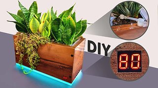 how to make Smart Plant Pot (Self Watering Plant Pot)