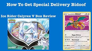 Opening a Pokemon Ice Rider Calyrex V Box Opening!