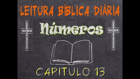 Leitura Bíblica Números 13