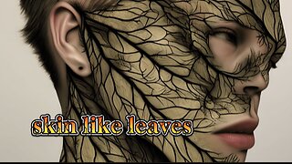 skin like leaves