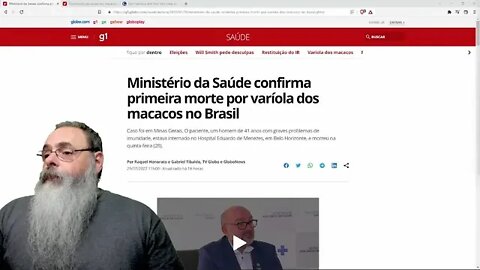 PRIMEIRA morte no BRASIL devido a VARÍOLA dos MACACOS levanta preocupação sobre NOVA DOENÇA