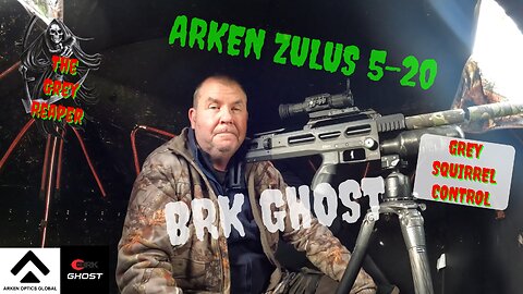 Grey Squirrel Shooting BRK Ghost And Arken Zulus
