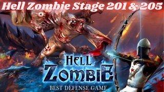 Hell Zombie Gameplay Stage 201 & 205