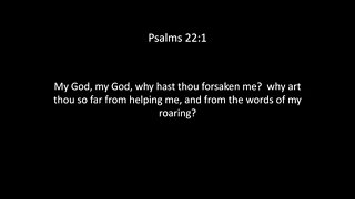 Psalms Chapter 22