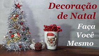 DIY - 2 IDEIAS DE DECORAÇÃO PARA O NATAL - FAÇA VOCÊ MESMO - @lucibuzo