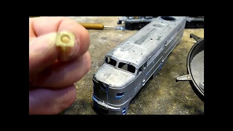 ALCO FA diesel part 3 diecast polishing