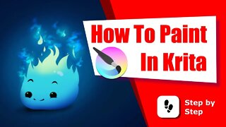 How to Paint Cute Lil Monsters in Krita - Step by Step