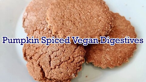 Pumpkin Spiced Vegan Digestives