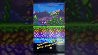 Sparkster tentou destruir o Sonic e Mario #shorts