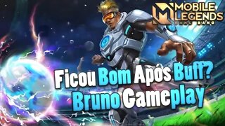 BRUNO DEPOIS DO BUFF, VEJA COMO FICOU • BUILD ATUALIZADA | Mobile Legends