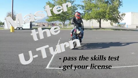 Motorcycle Counterweighting - Master the U-Turn!!