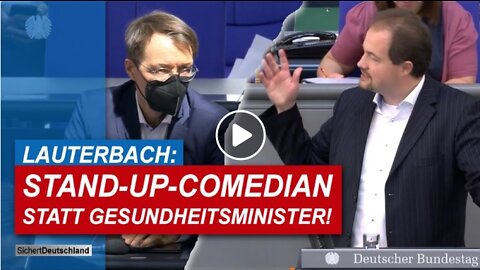 Lauterbach: Stand-Up-Comedian statt Gesundheitsminister